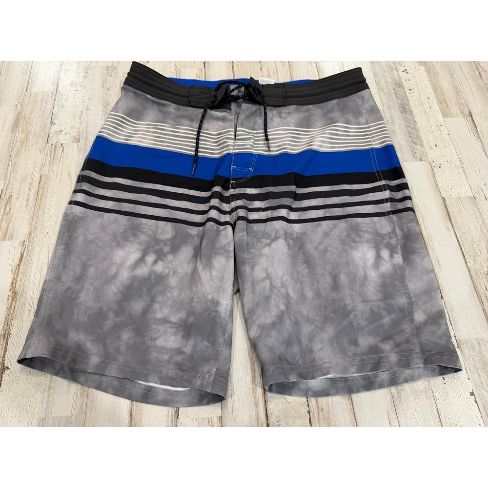 Men's Tie-Dye Stripe Board Shorts SMen's Tie-Dye Stripe Board Shorts Swim Trunks